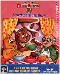 Give away book for Teddy Ruxpin*. -Image-